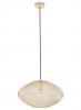 GOLPE Gold 400mm Oval Stainless Steel Pendant Light